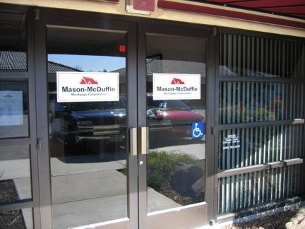 Entrance doors of Mason-McDuffie Mortgage Corporation